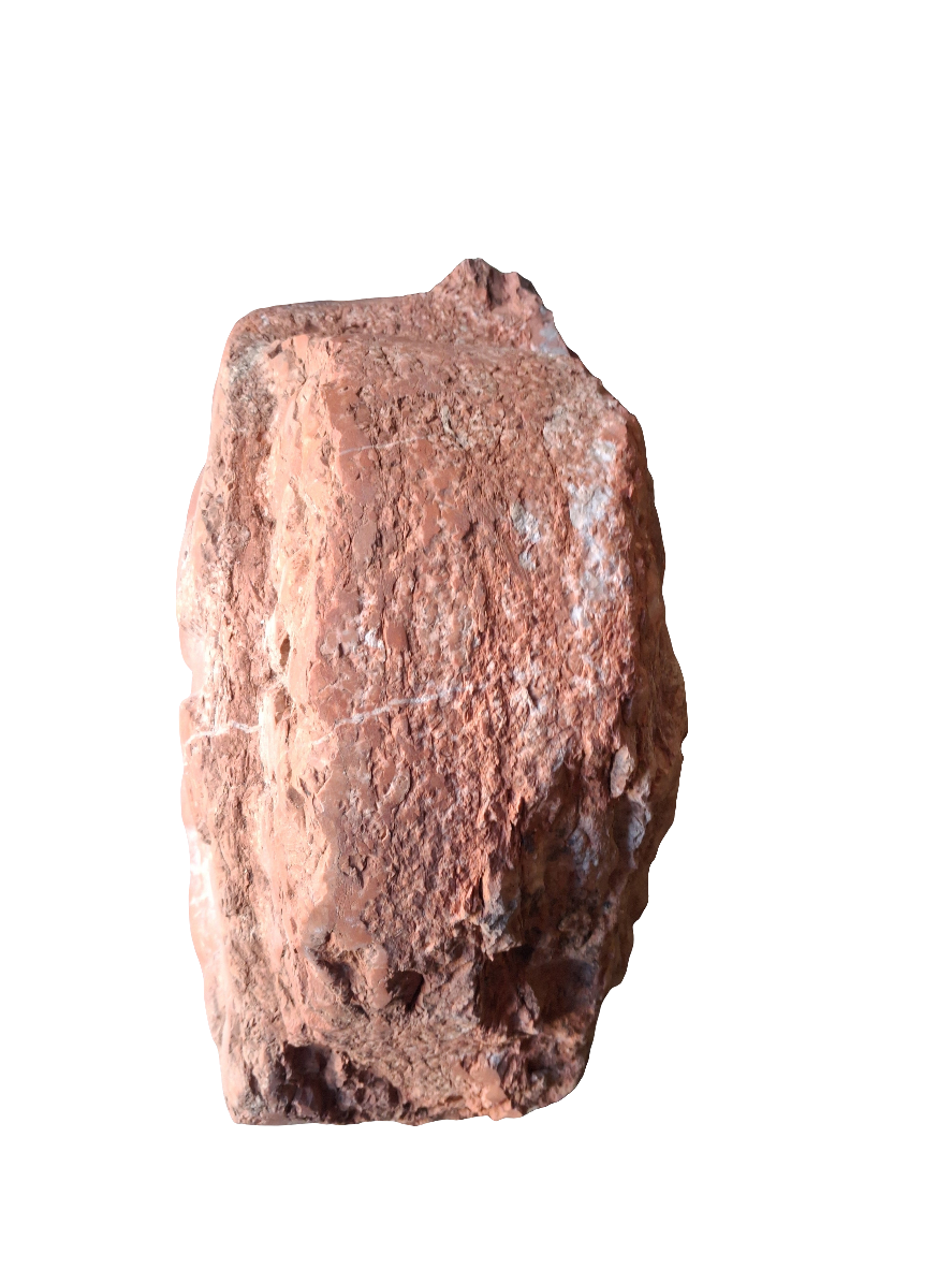 Mascherone in marmo rosso
