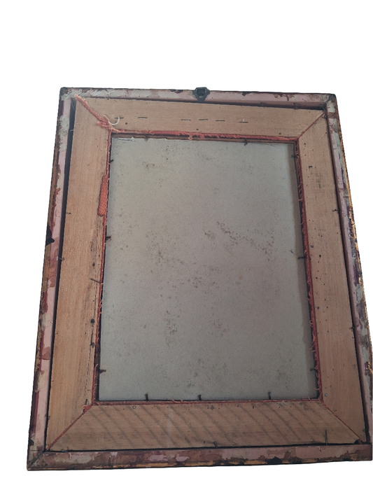 Bacheca con cristo in pasta di pane